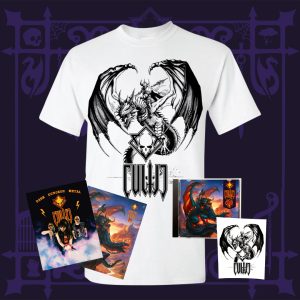 Cultic Lore CD-R with Dark Rider T-Shirt, Poster, and Sticker